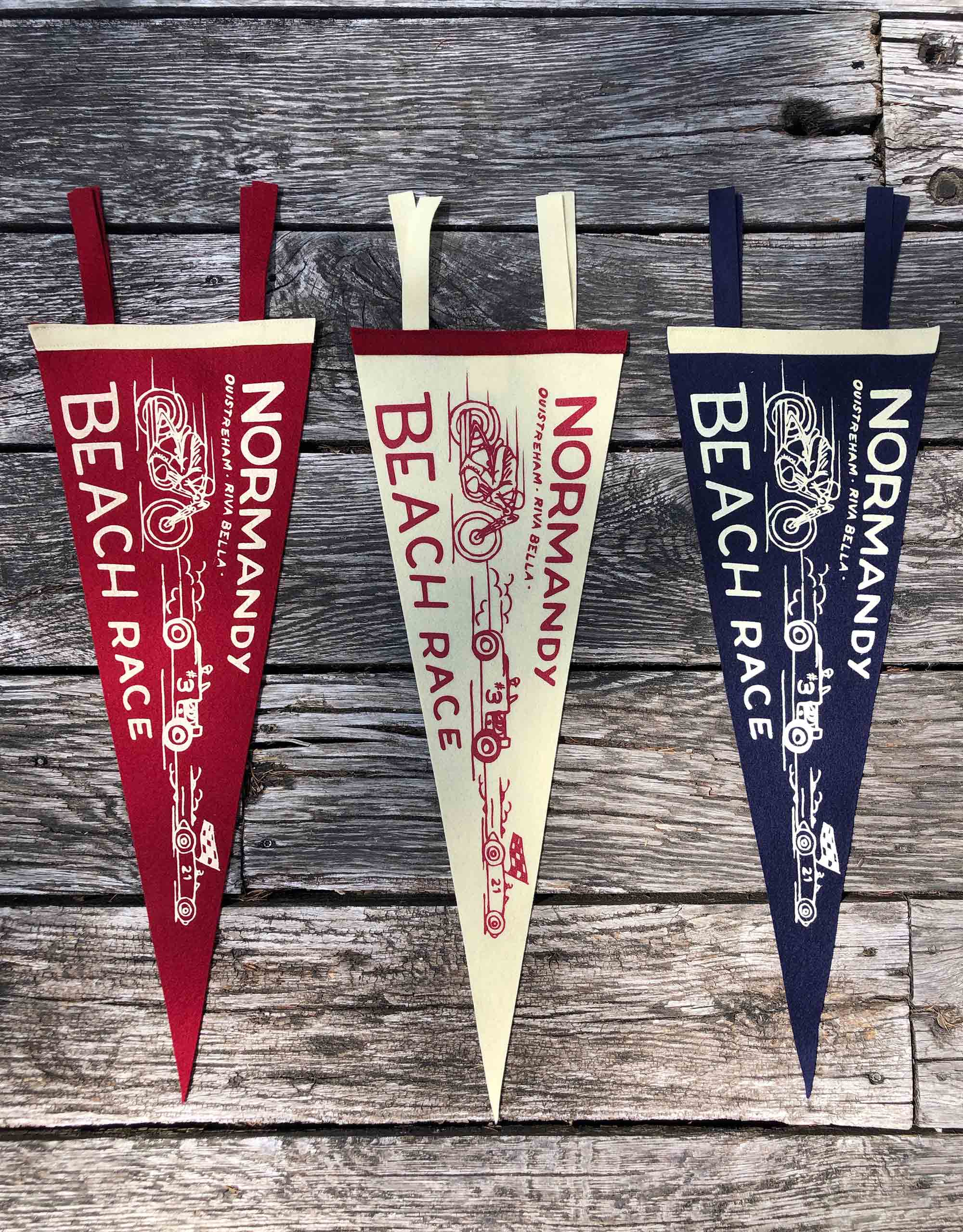 Fanions Tricolores de la Normandy Beach Race – Image 2