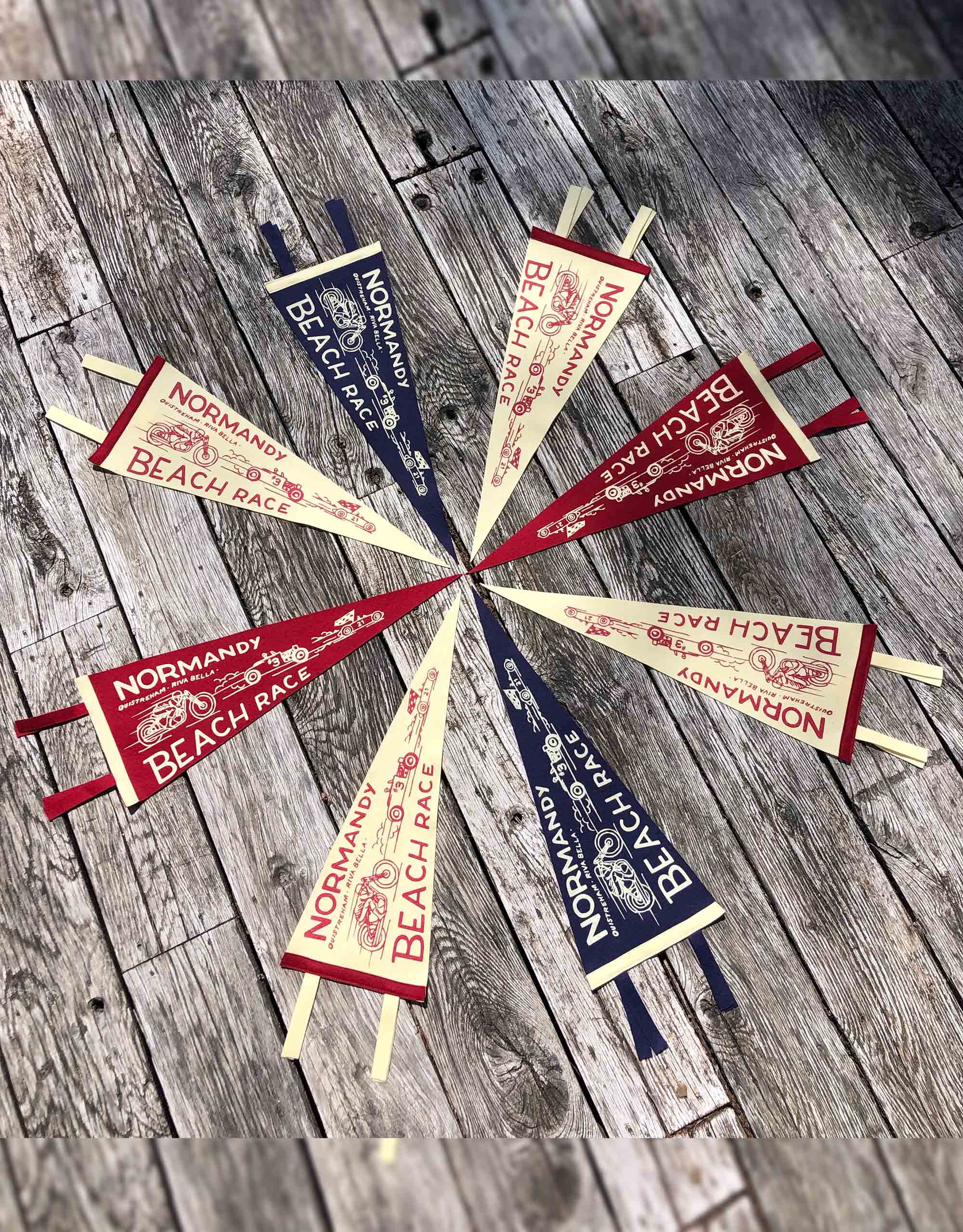 Fanions Tricolores de la Normandy Beach Race – Image 3